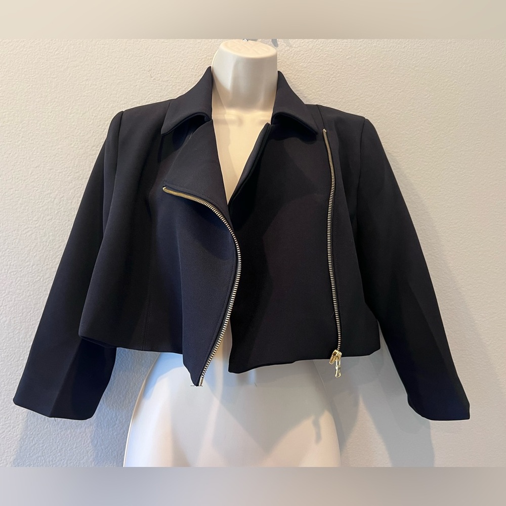 Toccin NY cropped moto jacket